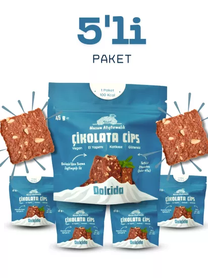 5 Paket Çikolata Cips