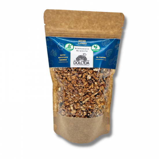 Vegan Granola (Rafine şekersiz-250 Gr)