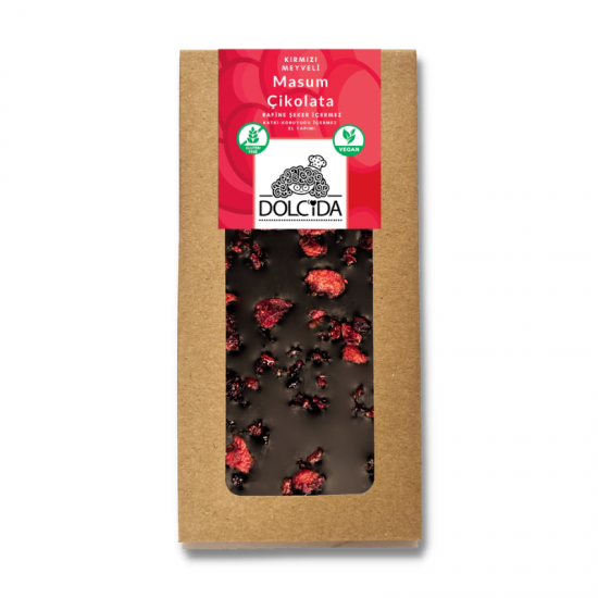 Masum Çikolata (Şeker İlavesiz-Vegan) - Dolcida