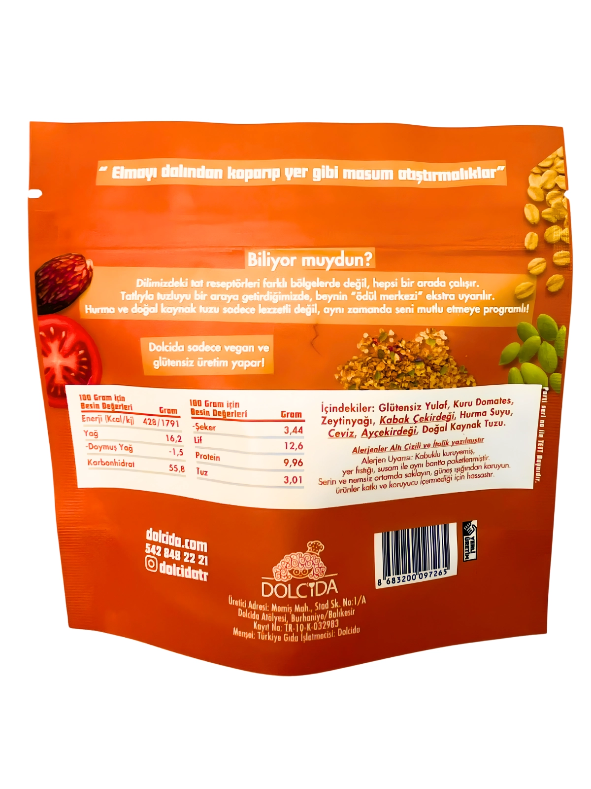 Tuzlu Granola ( Vegan - Glütensiz) 100 gr