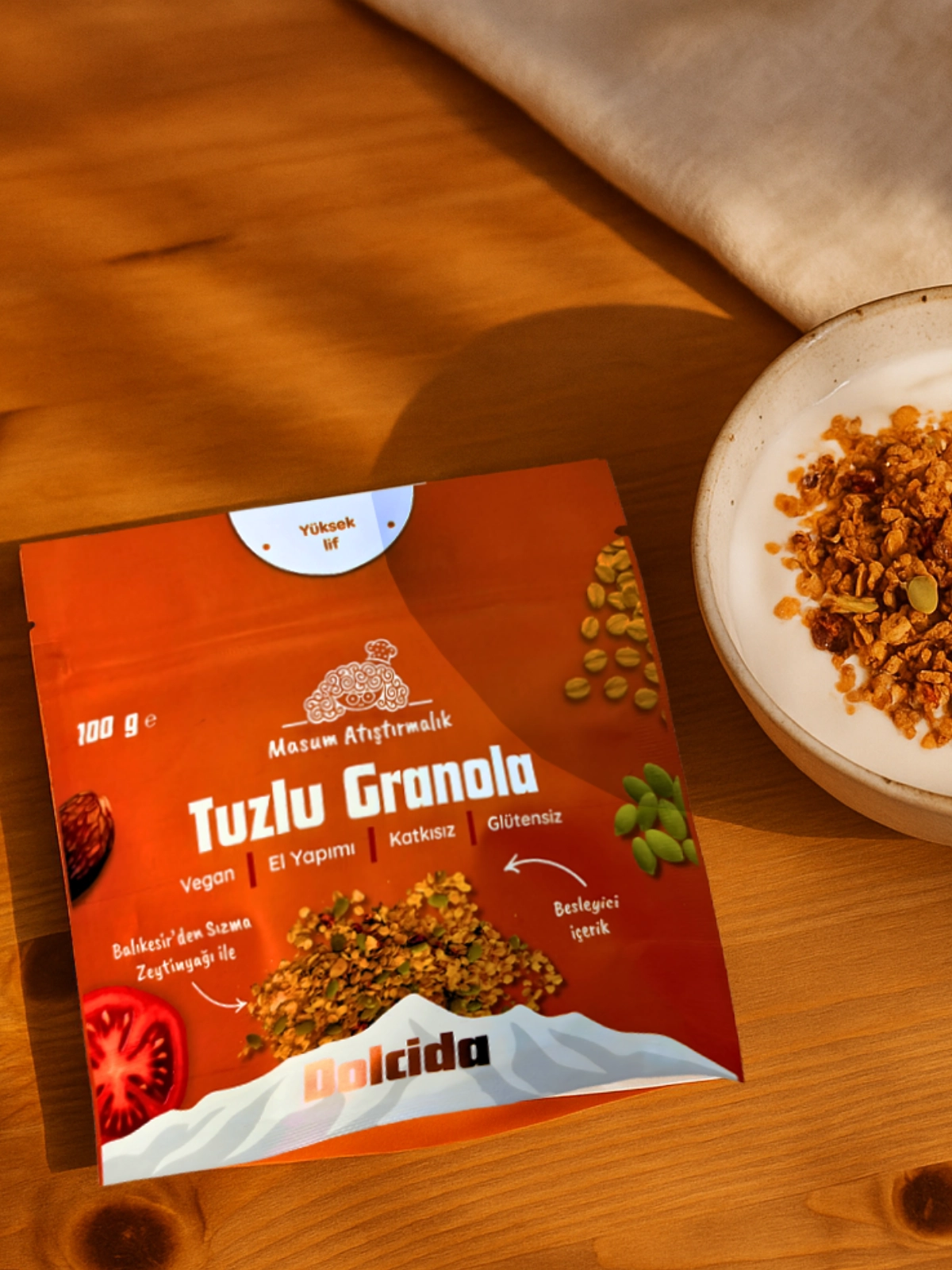 Tuzlu Granola ( Vegan - Glütensiz) 100 gr